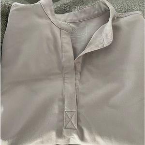 Rafaela Light Grey Scrub Top